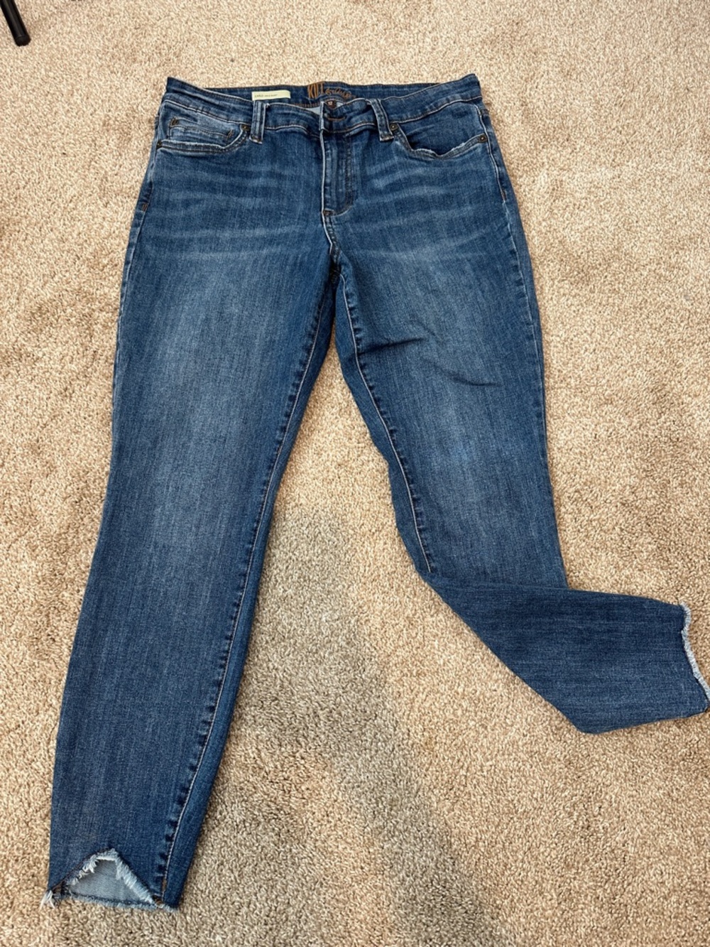 Kut from‎ the Kloth Medium Blue Carlo Ankle Crop Jeans